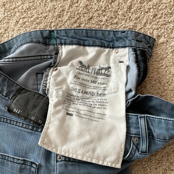 Levi’s 511 Jeans men’s 32” - Picture 10 of 14